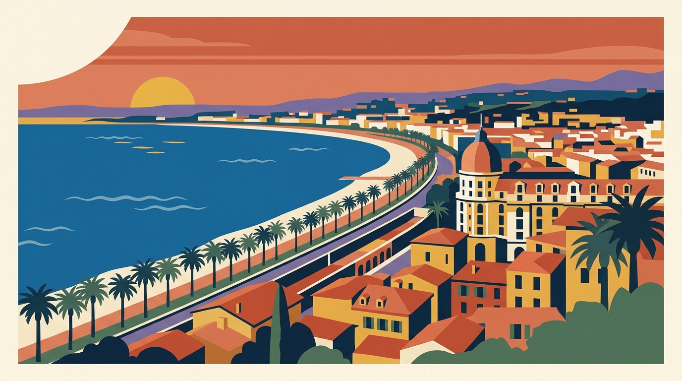 La Baia degli Angeli a Nizza